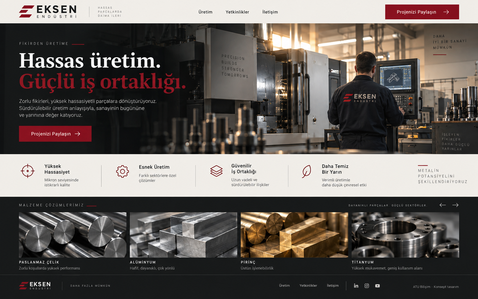 Sanayi ve Üretim Firmaları için B2B Web Tasarım