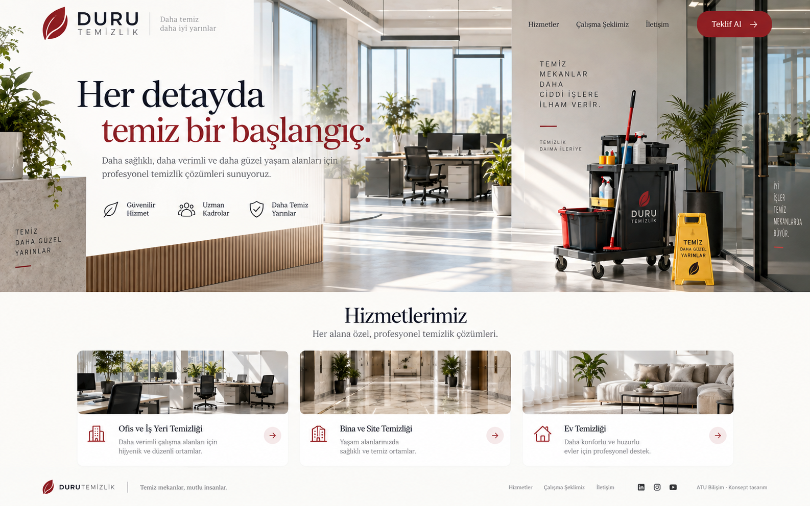 Temizlik Firmaları için Web Tasarım ve Yerel SEO
