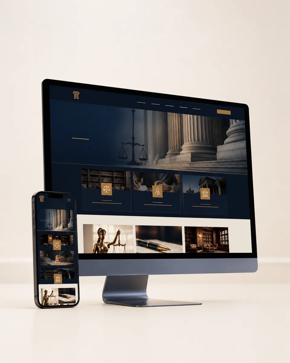 Hukuk Bürosu Web Sitesi web tasarım örneği